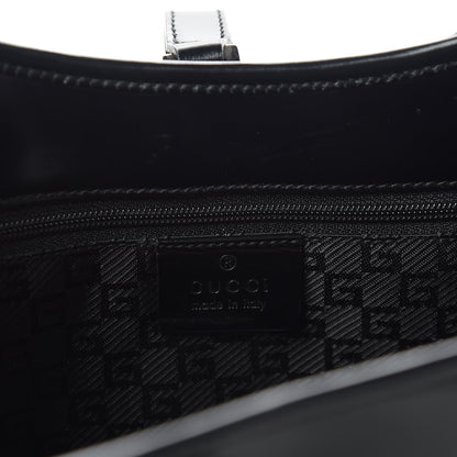 Gucci Calfskin Bardot Shoulder Bag Black 7 of 9