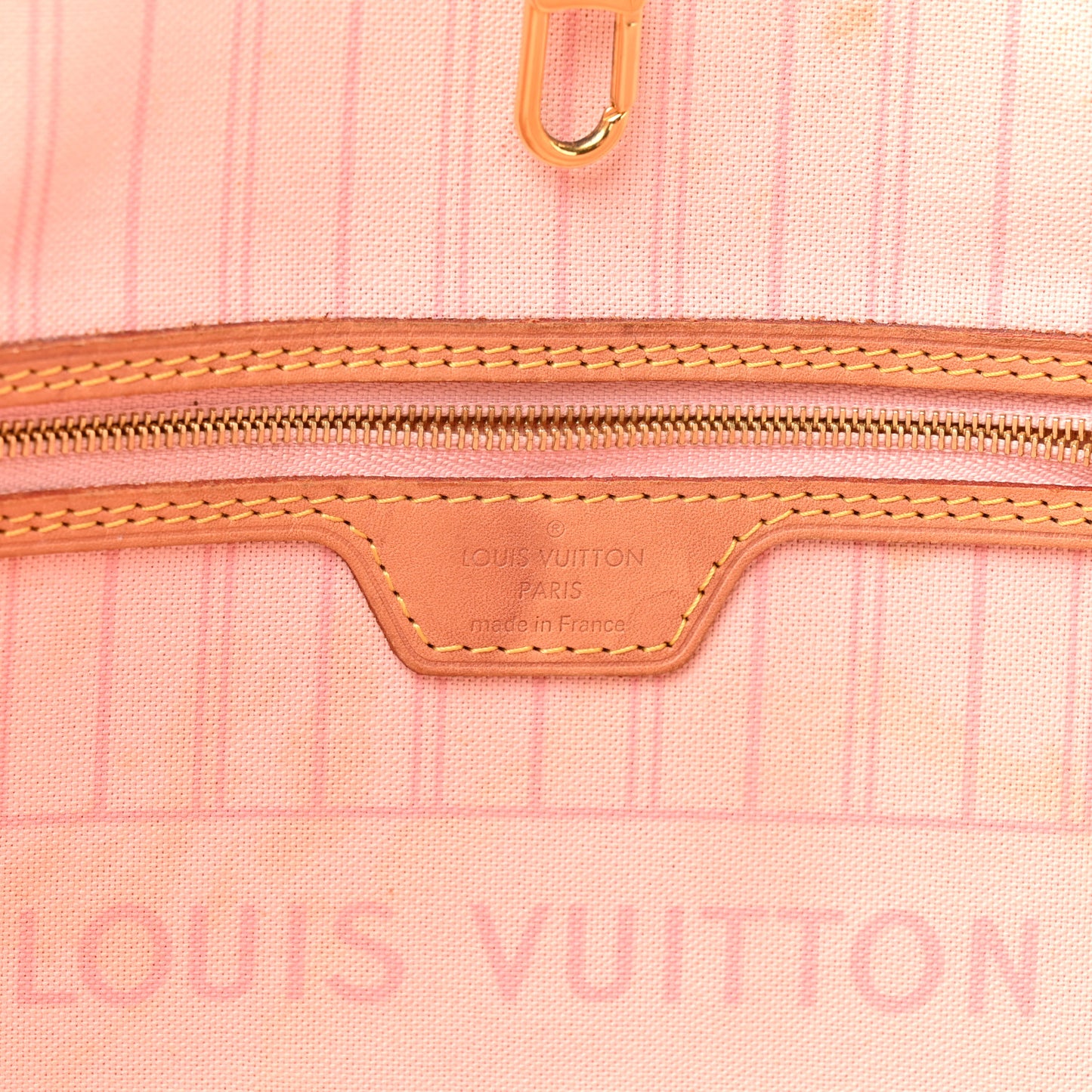 Damier Azur Neo Neverfull MM Rose Ballerine