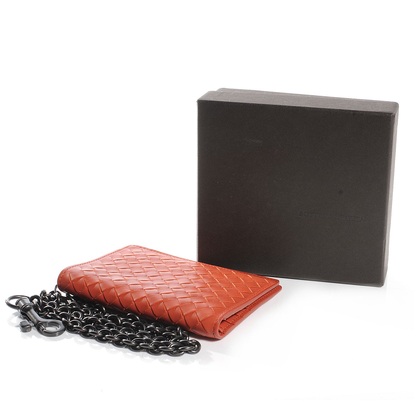 Intrecciato Wallet With Chain Pompei