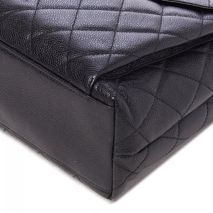 Chanel Caviar Quilted Flap Shoulder Bag Black 5 of 10