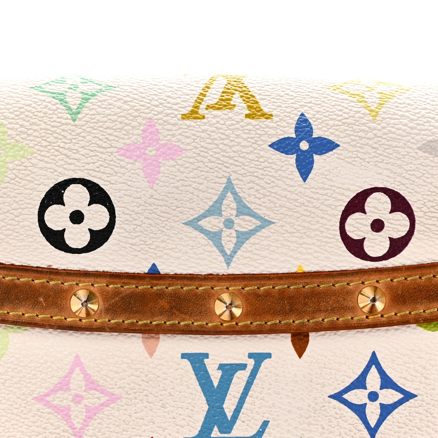 Louis Vuitton Monogram Multicolor Sologne White 10 of 11