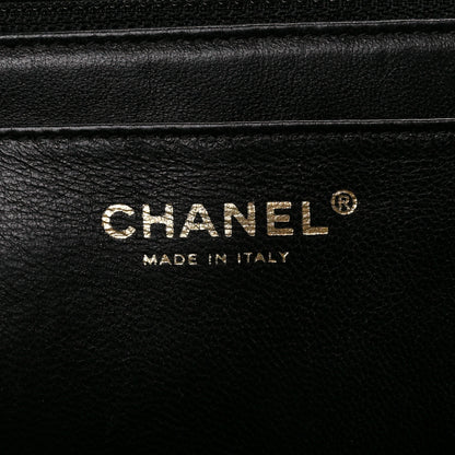 Chanel Caviar Quilted Jumbo Single Flap Black 6 of 12