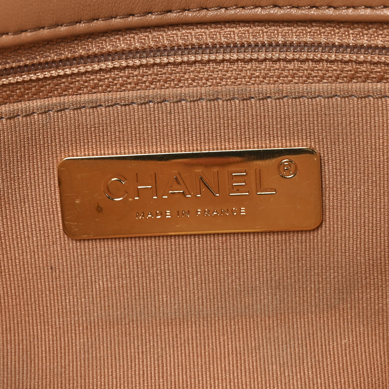 Chanel Lambskin Quilted Large Chanel 19 Flap Brown 6 of 10