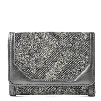Burberry Shimmer Check Medium Compact Wallet Trench 1 of 8