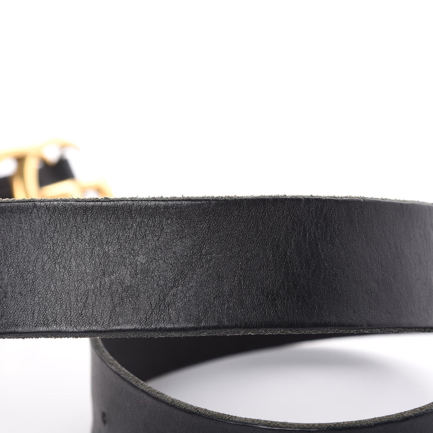 Faded Calfskin Double G 40mm Belt 80 32 Black