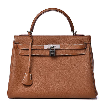 Hermes Togo Kelly Retourne 32 Gold 1 of 13
