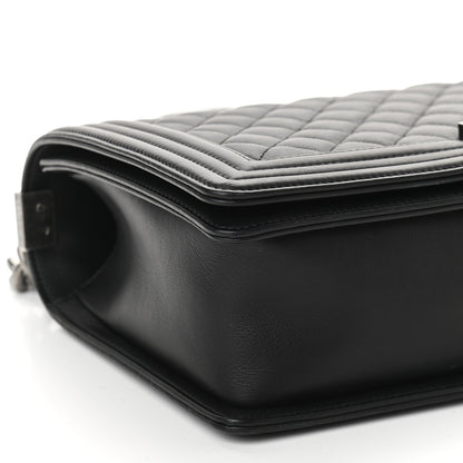 Chanel Calfskin Quilted New Medium Boy Flap Black 8 of 10