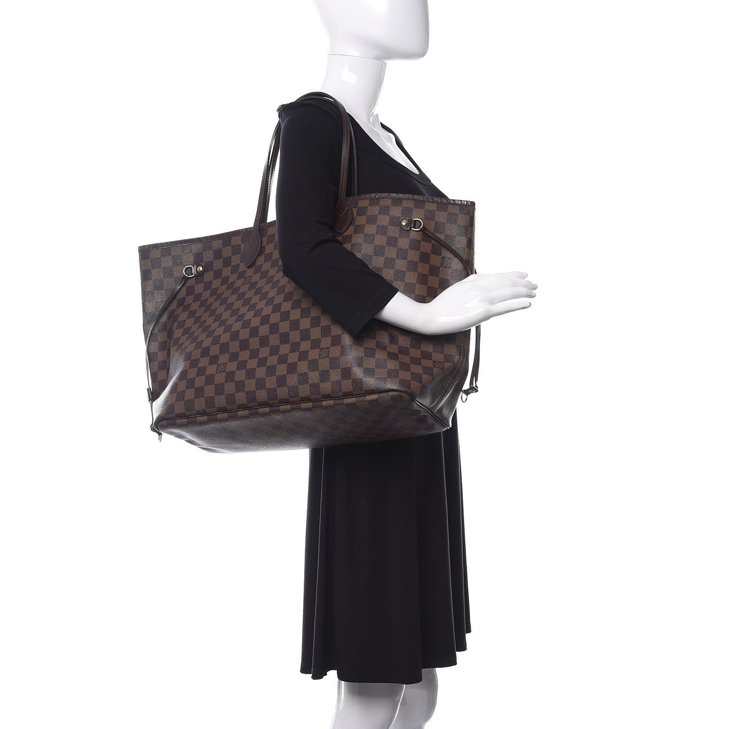 Louis Vuitton Damier Ebene Neverfull GM 2 of 14