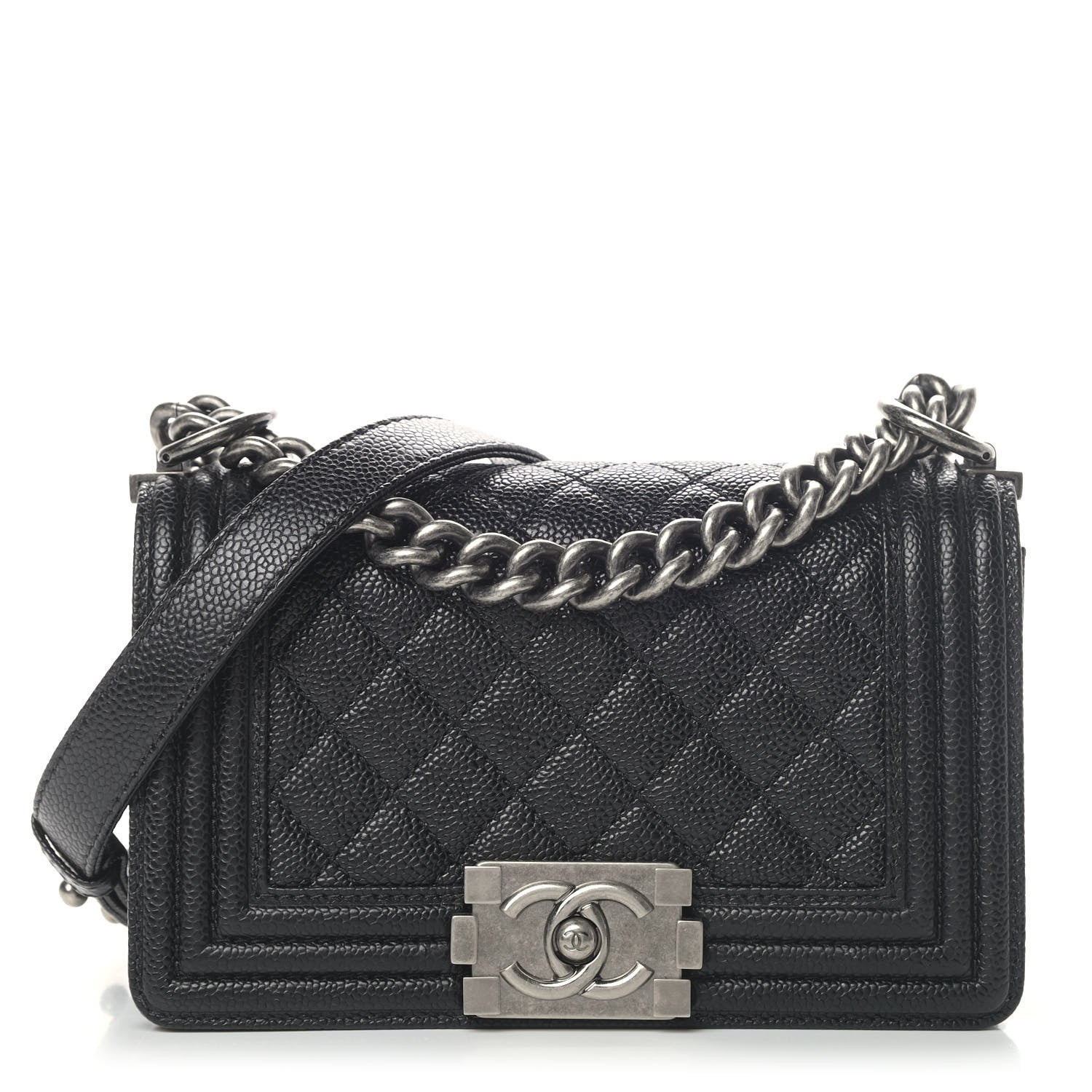 Chanel Caviar Quilted Small Boy Flap Black 1 of 4