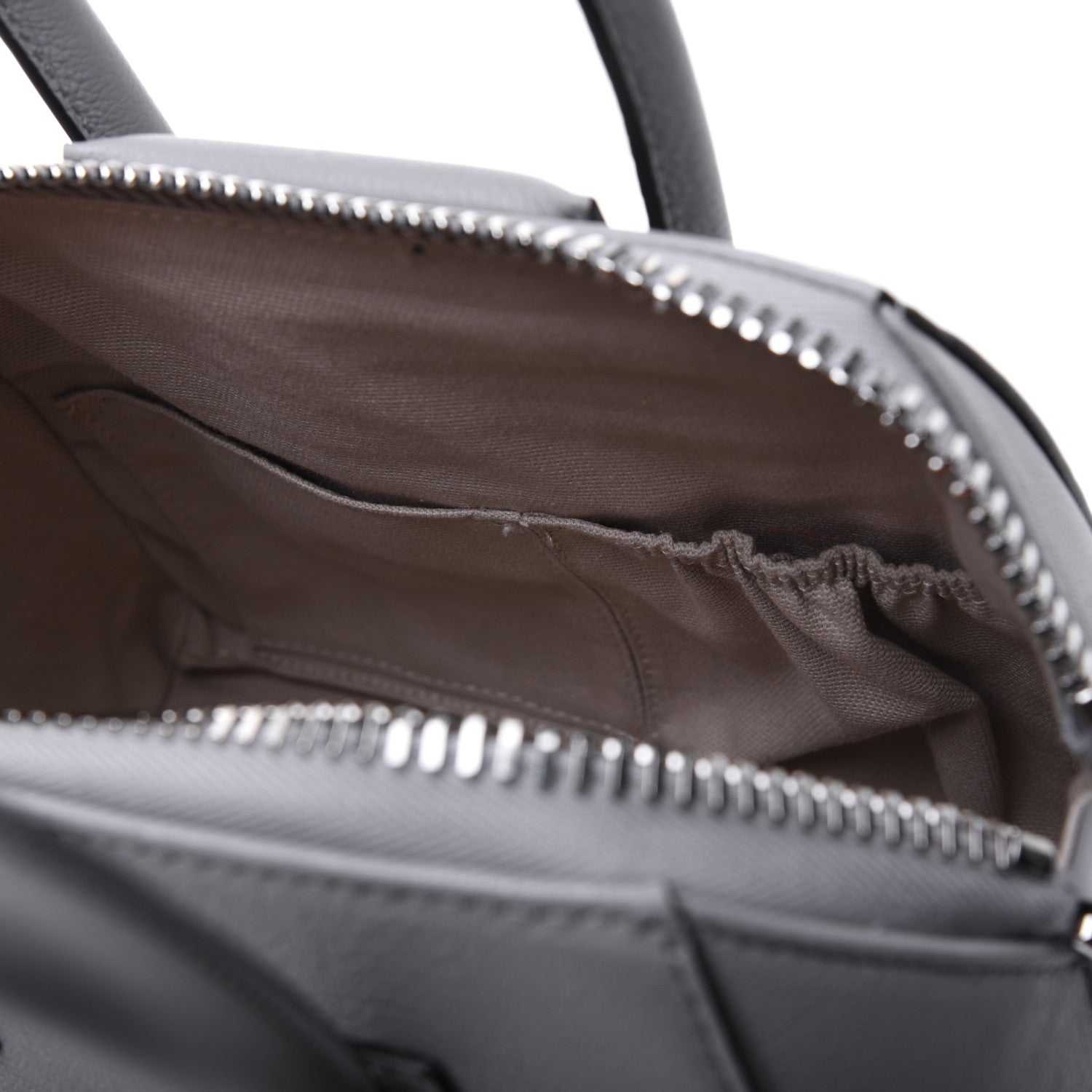 Givenchy Sugar Goatskin Mini Antigona Pearl Grey 10 of 23