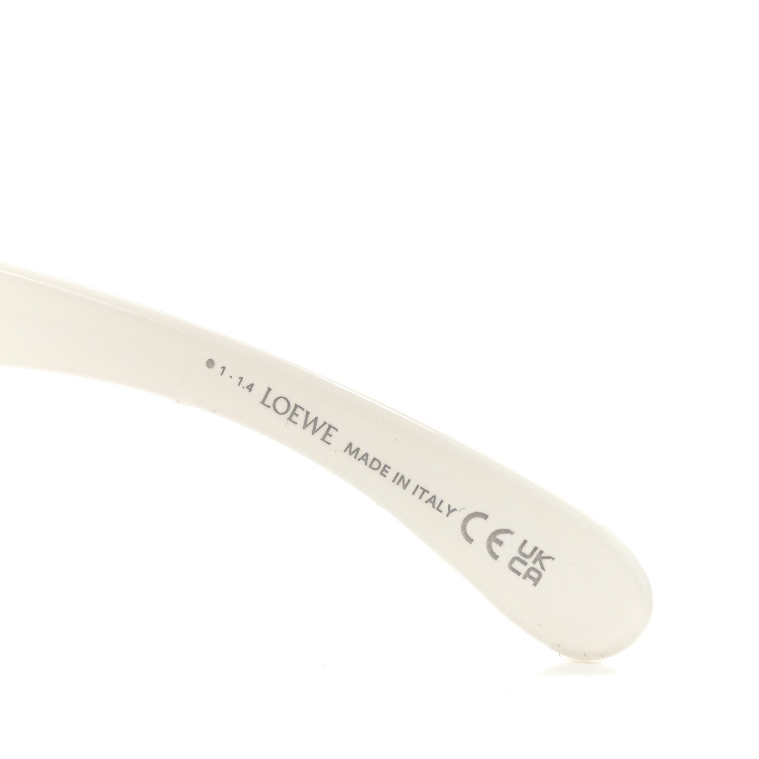 Loewe Acetate Pilot Mask sunglasses LW40132I White 6 of 7