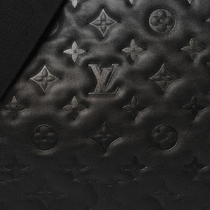 Louis Vuitton Lambskin Embossed Monogram Coussin PM Black 9 of 11