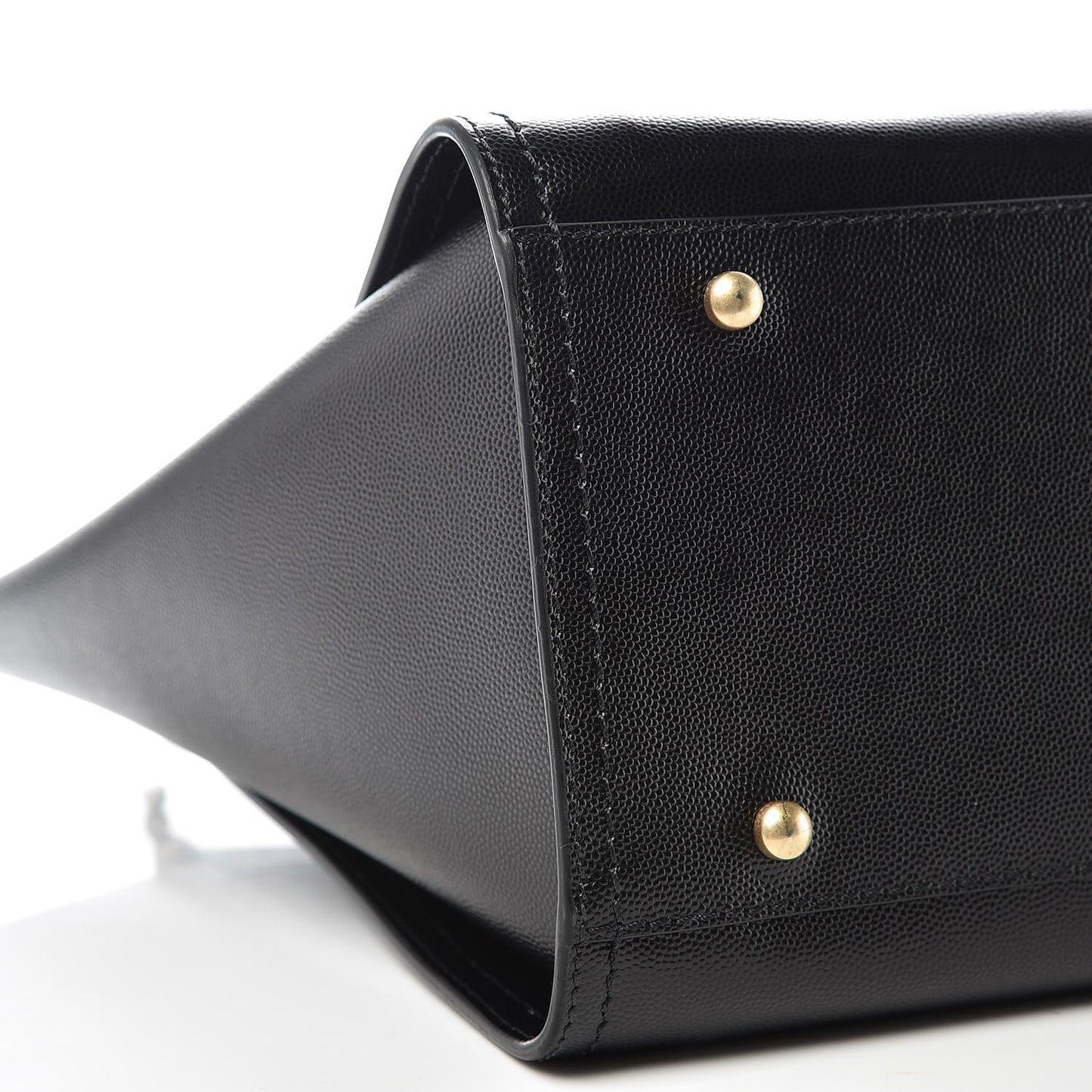 Caviar Small Studded Deauville Tote Black