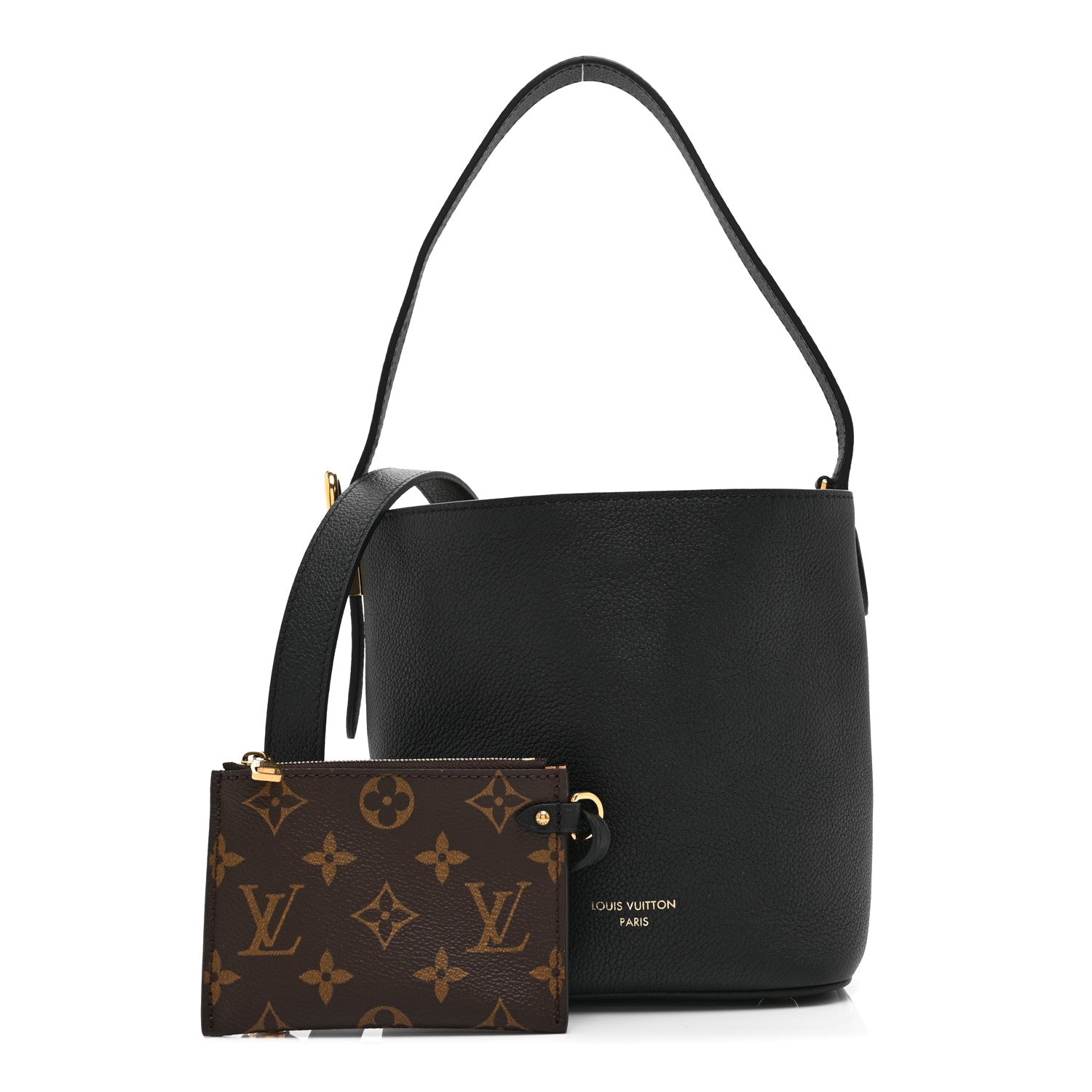 Louis Vuitton Grained Calfskin Low Key All In BB Black 3 of 10