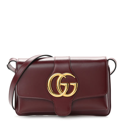 Gucci Vitello Palmellato Lux Small Arli Flap Shoulder Bag Vintage Bordeaux 1 of 10