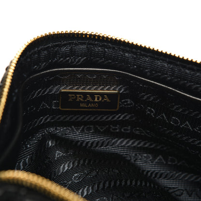 Prada Nappa Gaufre Zip Wristlet Nero Black 6 of 7