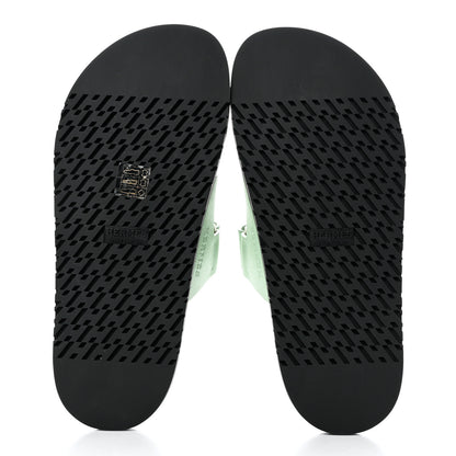 Hermes Epsom Womens Chypre Sandals 38 Vert Jade 5 of 9