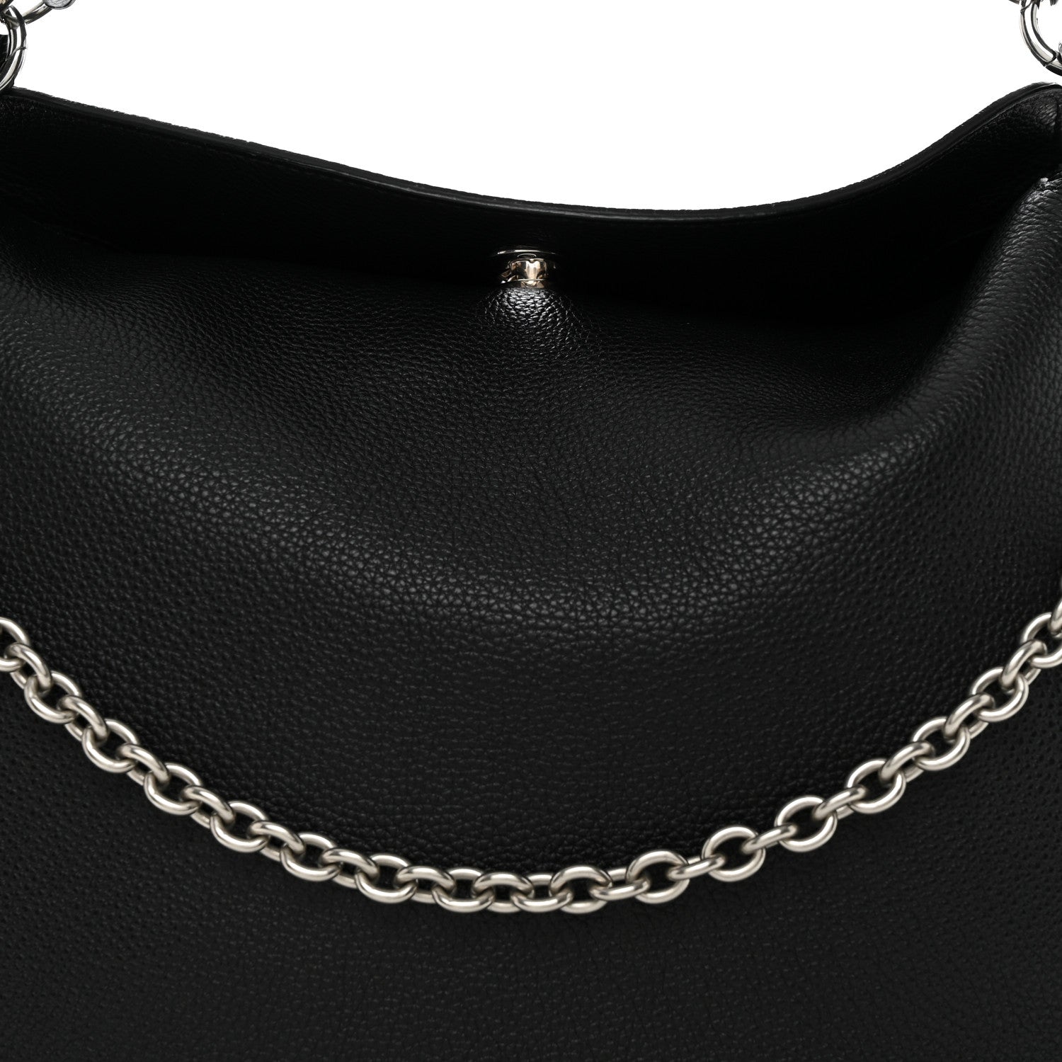 Mulberry Small Classic Grain Calfskin Leighton Black 8 of 14