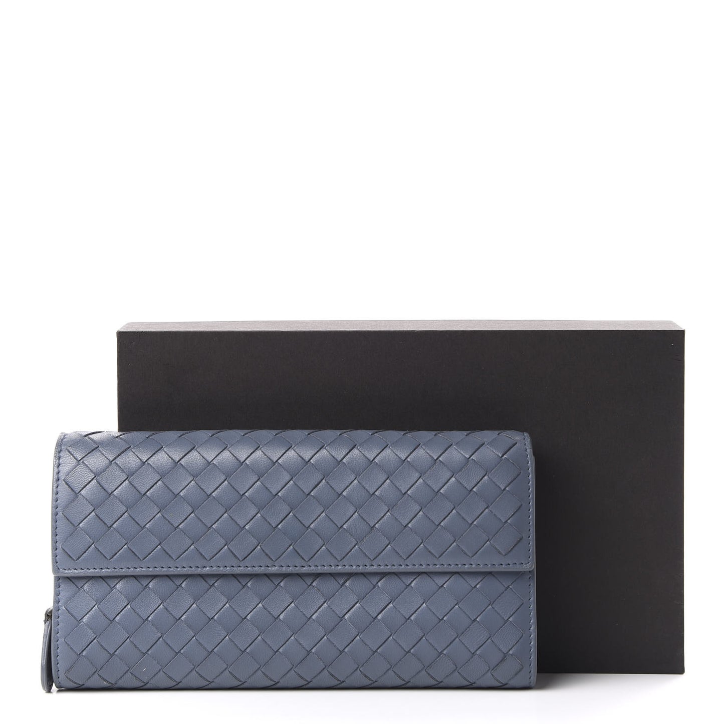Nappa Intrecciato Continental Wallet Krim