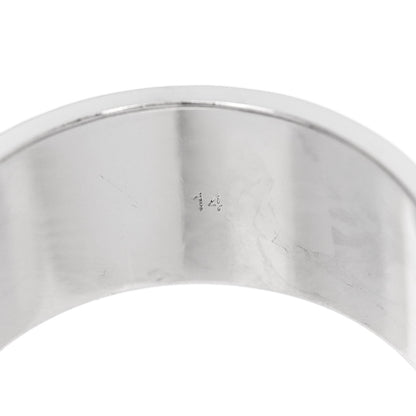 Gucci 18K White Gold Wide Icon Ring 54 6.75 6 of 6