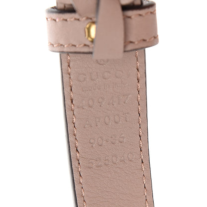 Gucci Calfskin Double G 20mm Belt 90 36 Porcelain Rose 6 of 6
