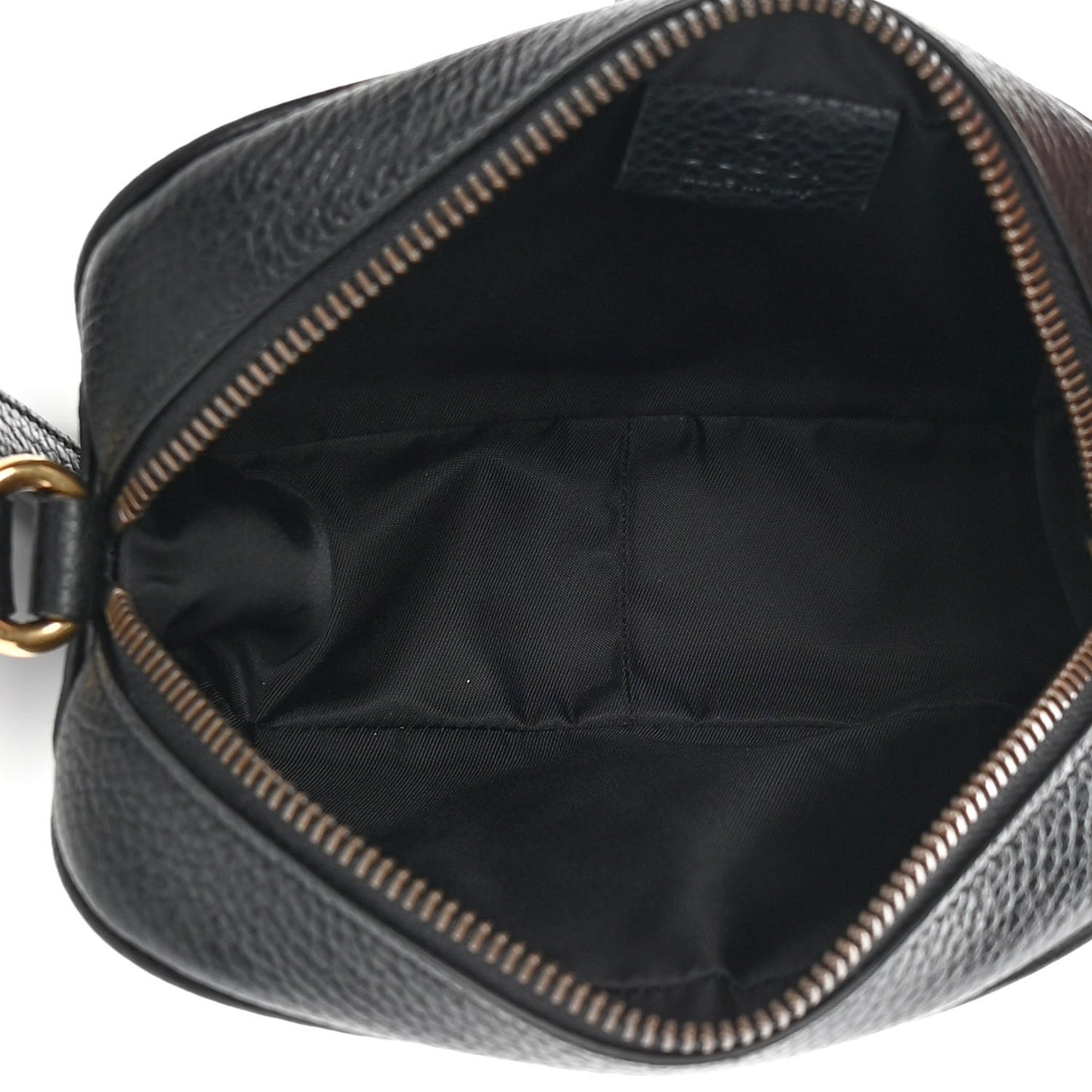 Pebbled Calfskin Mini Soho Disco Bag Black