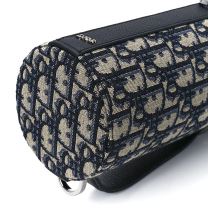 Christian Dior Oblique Vertical Roller Messenger Bag Blue 10 of 10