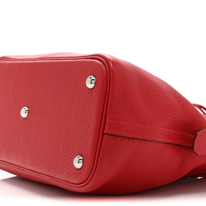 Hermes Taurillon Clemence Bolide 31 Rouge Garance 10 of 10