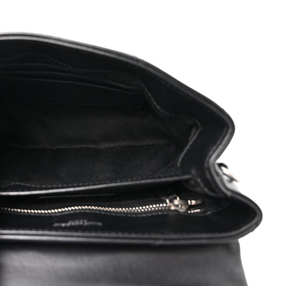 Saint Laurent Calfskin Y Quilted Monogram Toy Loulou Crossbody Bag Black 5 of 14