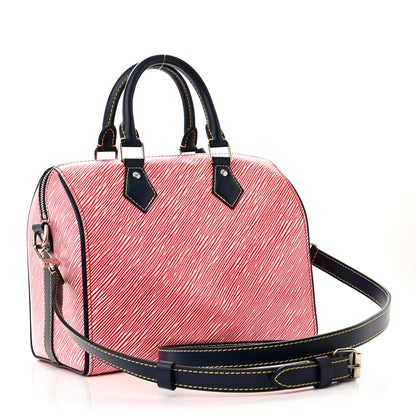 Louis Vuitton Epi Speedy Bandouliere 25 Denim Red 3 of 10