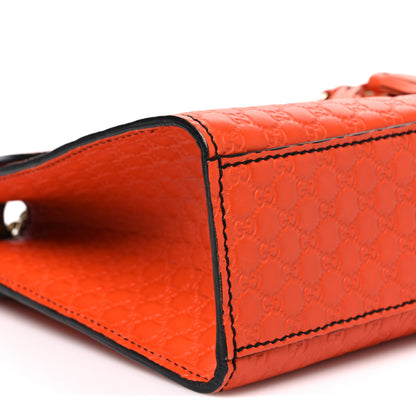 Gucci Microguccissima Medium Emily Chain Shoulder Bag Sun Orange 9 of 10