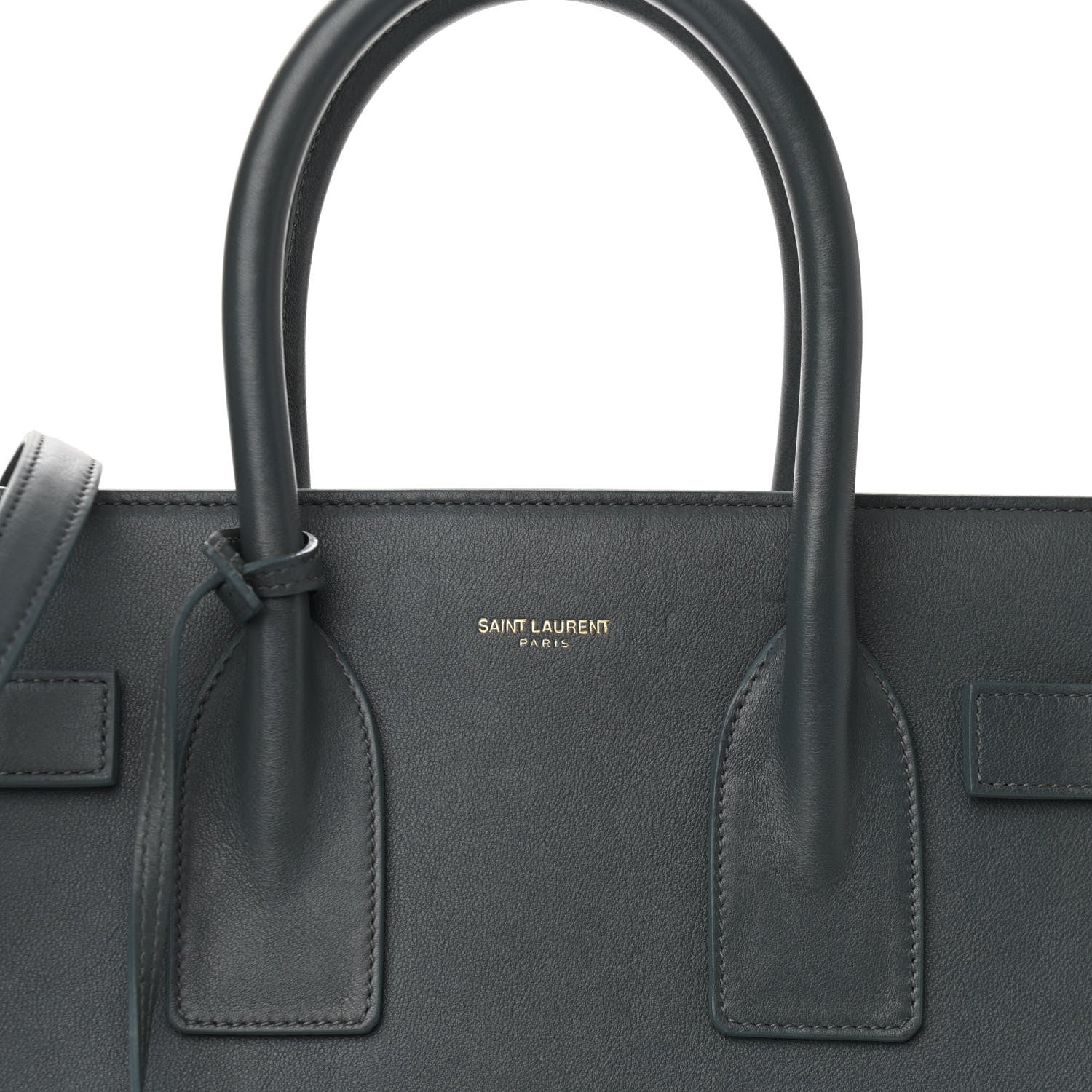 Saint Laurent Calfskin Small Classic Sac De Jour Petrol 6 of 9