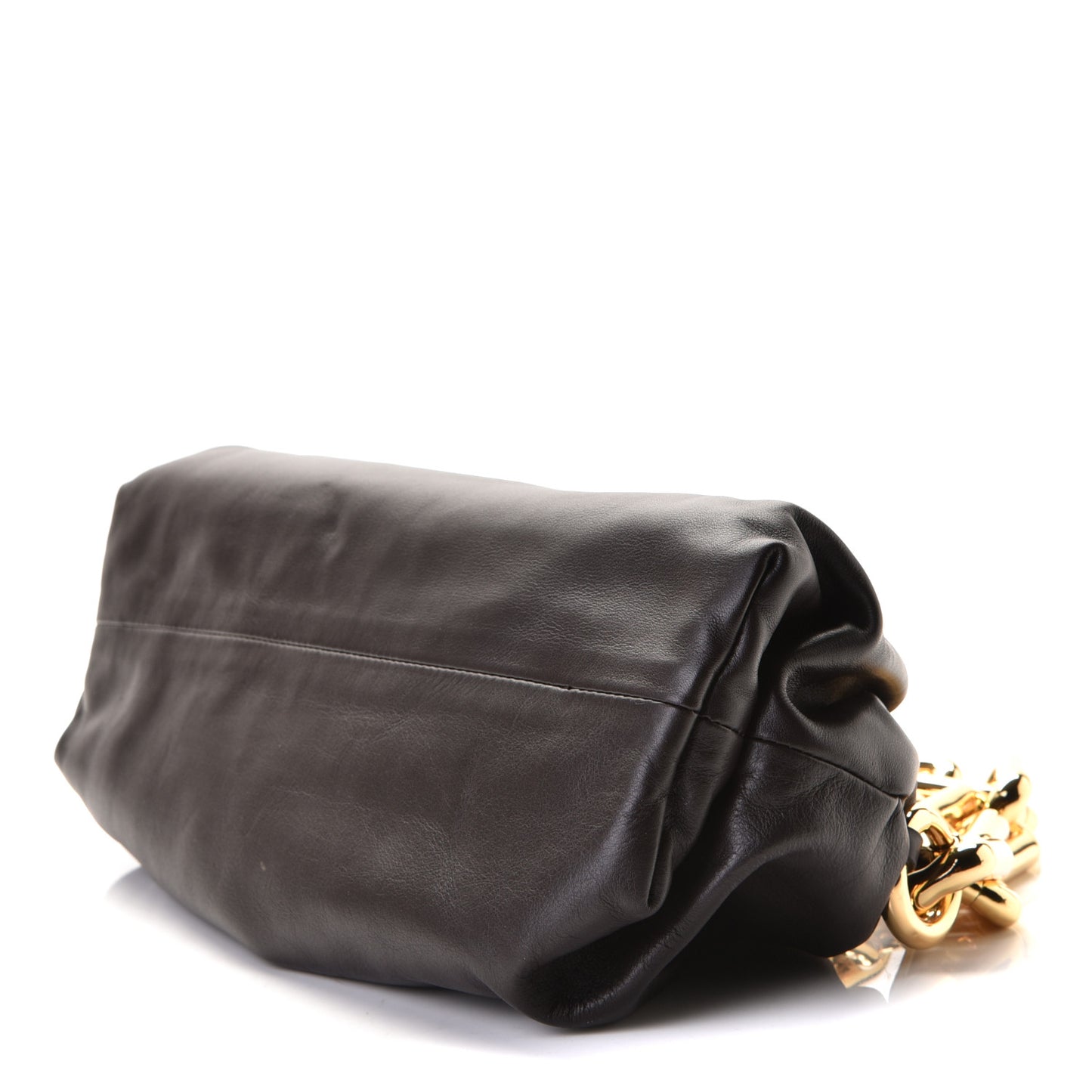 Calfskin The Pouch Chain Ebano