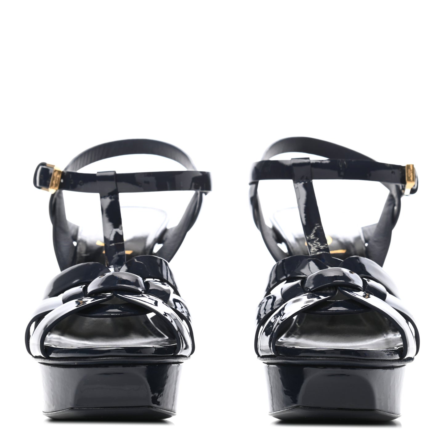 Patent Tribute 75 Platform Sandals 35.5 Navy