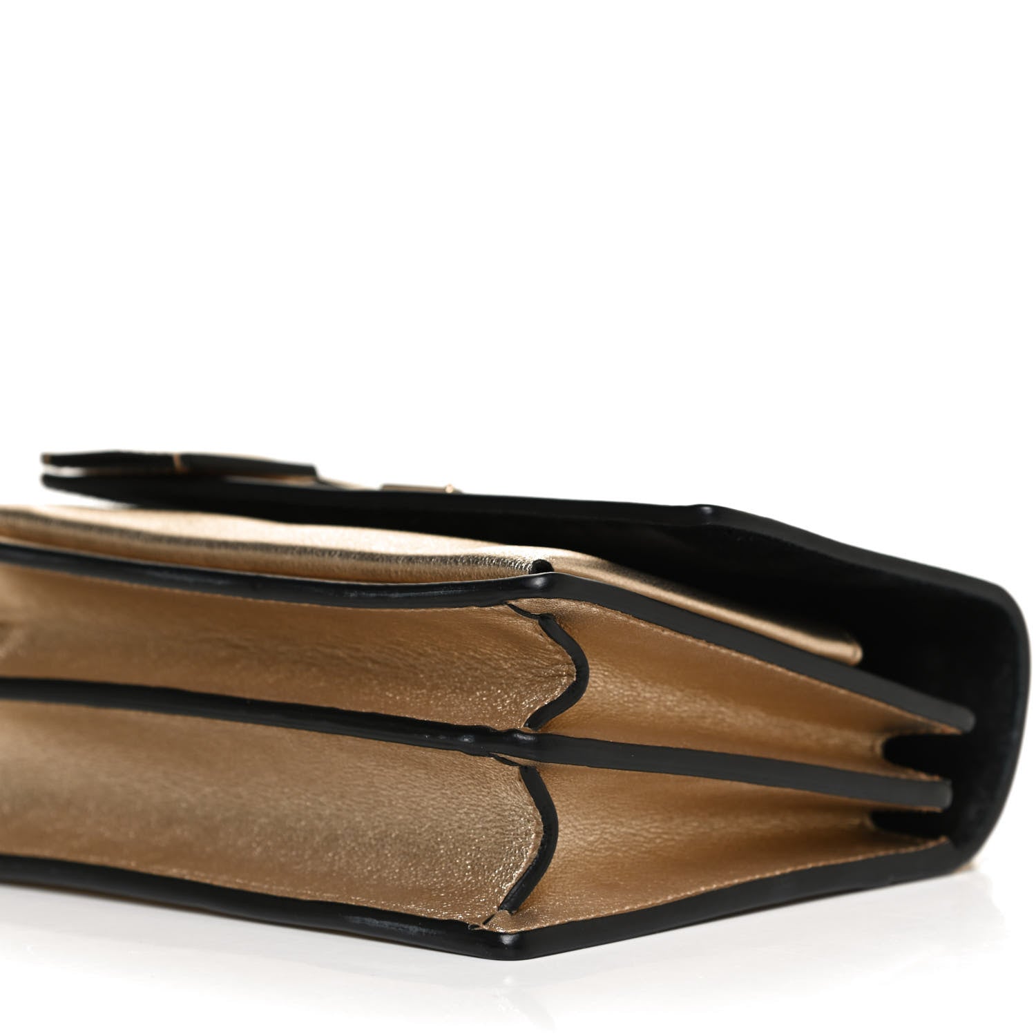 Saint Laurent Metallic Calfskin Small Monogram Sunset Gold 10 of 11