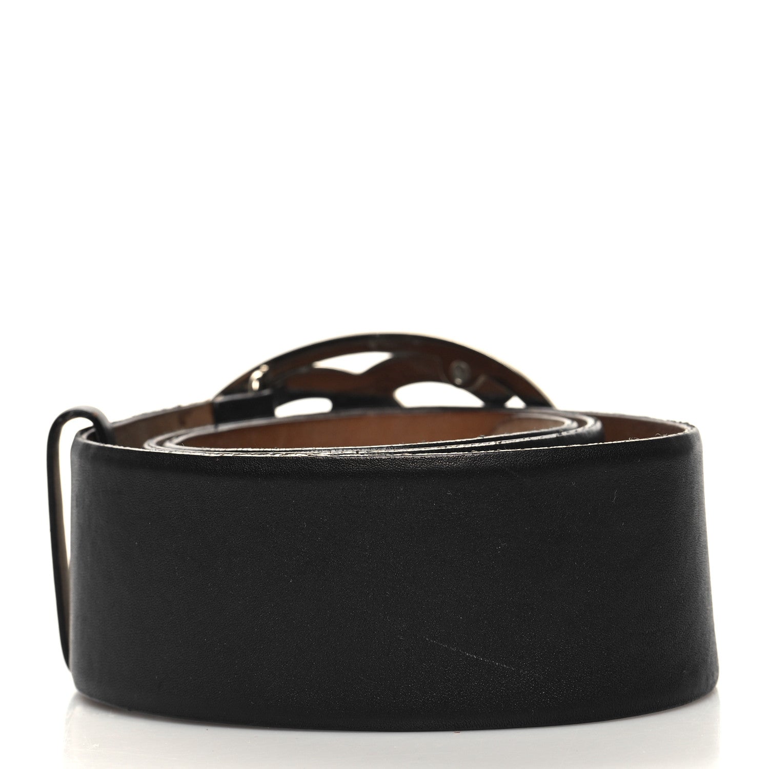 Chanel Calfskin CC Belt 80 32 Black 2 of 5