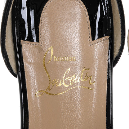 Christian Louboutin Patent Balcross Flats 38.5 Black 7 of 9