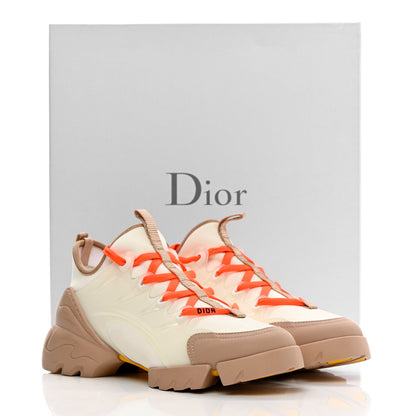 Christian Dior Neoprene Rubber Womens D-Connect Sneakers 38.5 White Beige 12 of 12