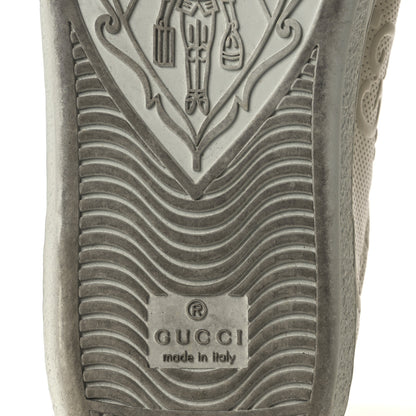 Gucci Calfskin GG Tennis Embossed Ace Sneakers 37 Mystic White 8 of 13
