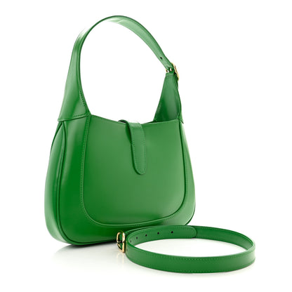 Gucci Boarded Dyana Lux Calfskin Small Jackie 1961 Hobo Emerald 3 of 10