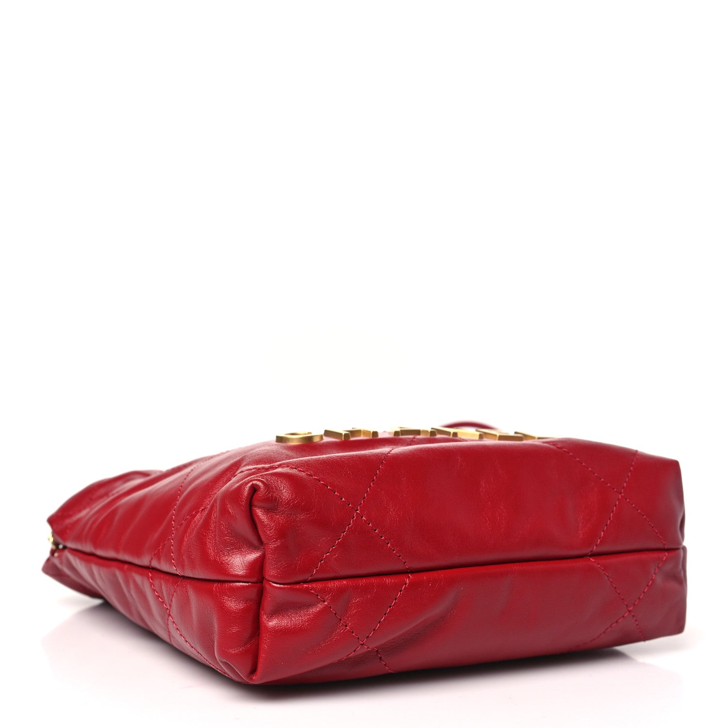 Chanel Shiny Calfskin Quilted Mini Chanel 22 Red 4 of 10