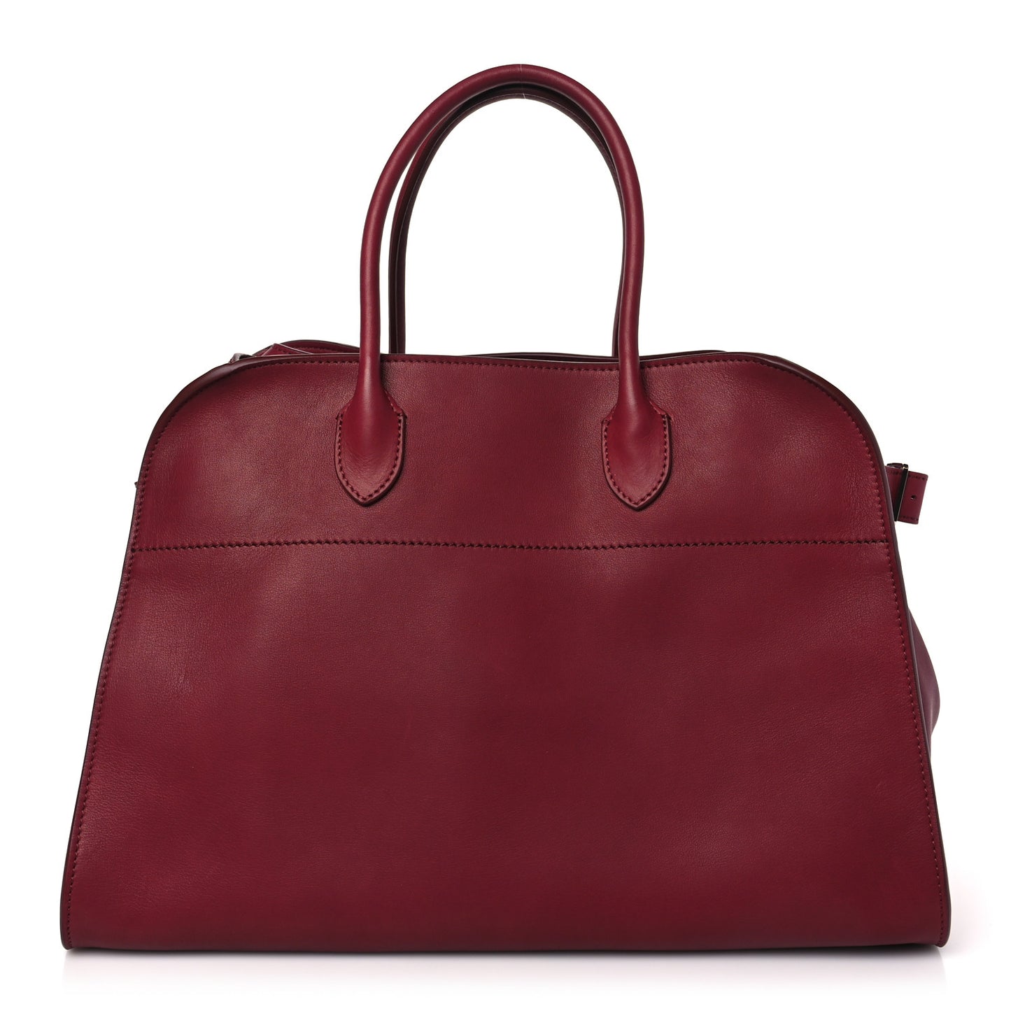Polished Saddle Calfskin Soft Margaux 15 Amaranto