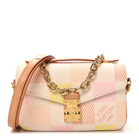 Damier Giant Pochette Metis East West Peach
