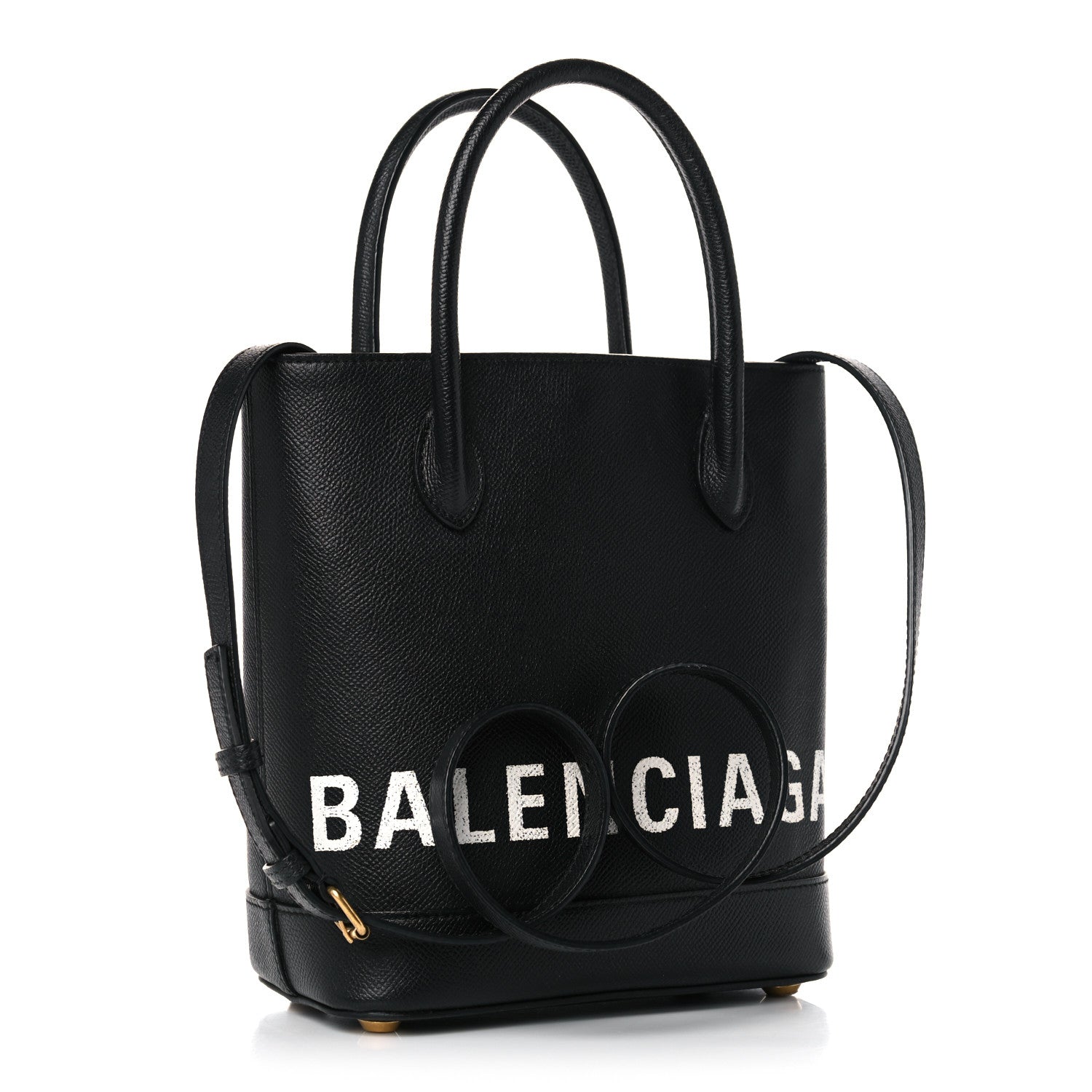 Balenciaga Grained Calfskin Ville Aj Tote XXS Black 3 of 18