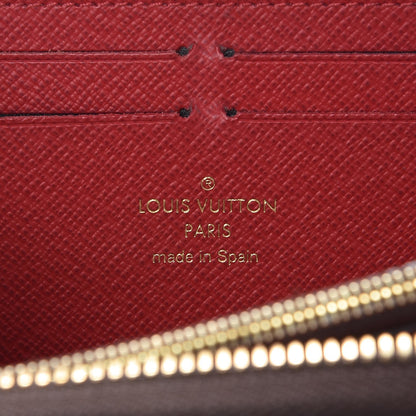 Louis Vuitton Damier Ebene Clemence Wallet Cherry 6 of 10