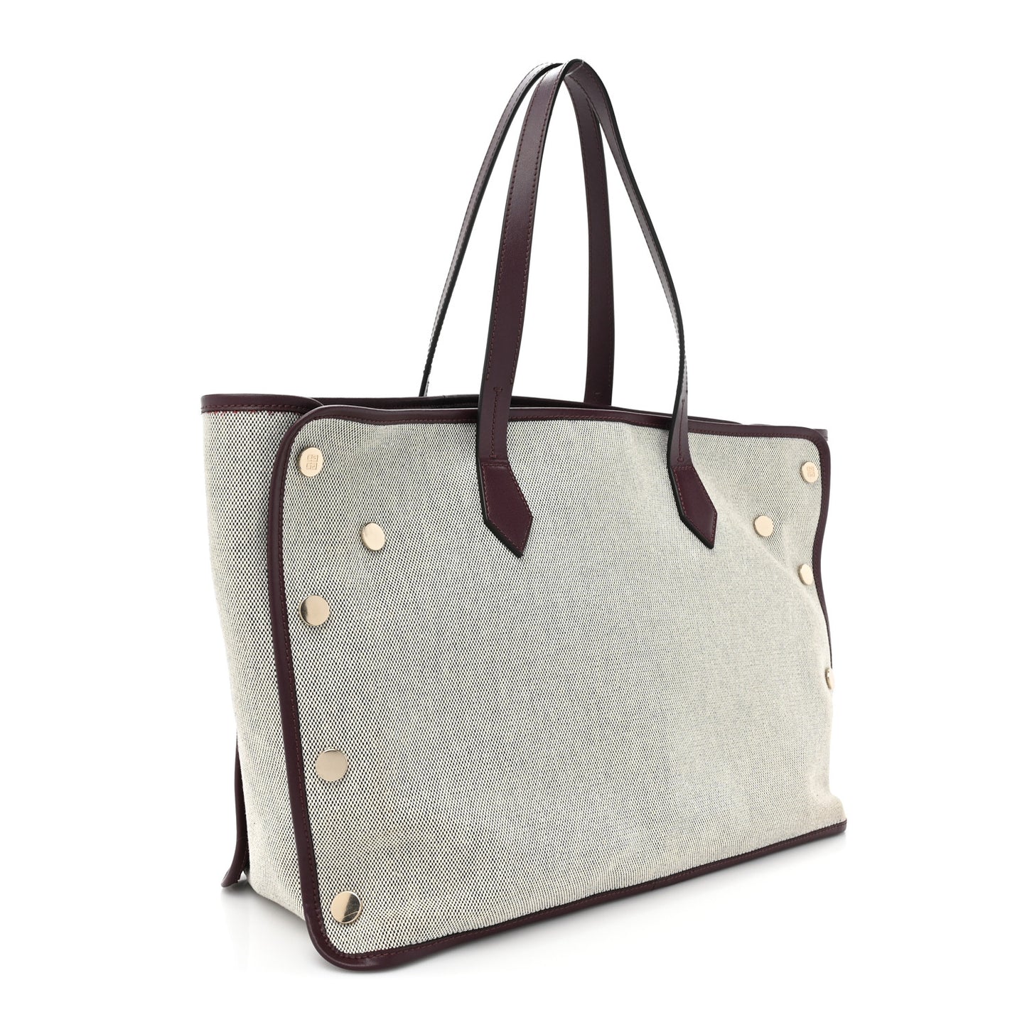 Canvas Medium Bond Shopper Tote Aubergine