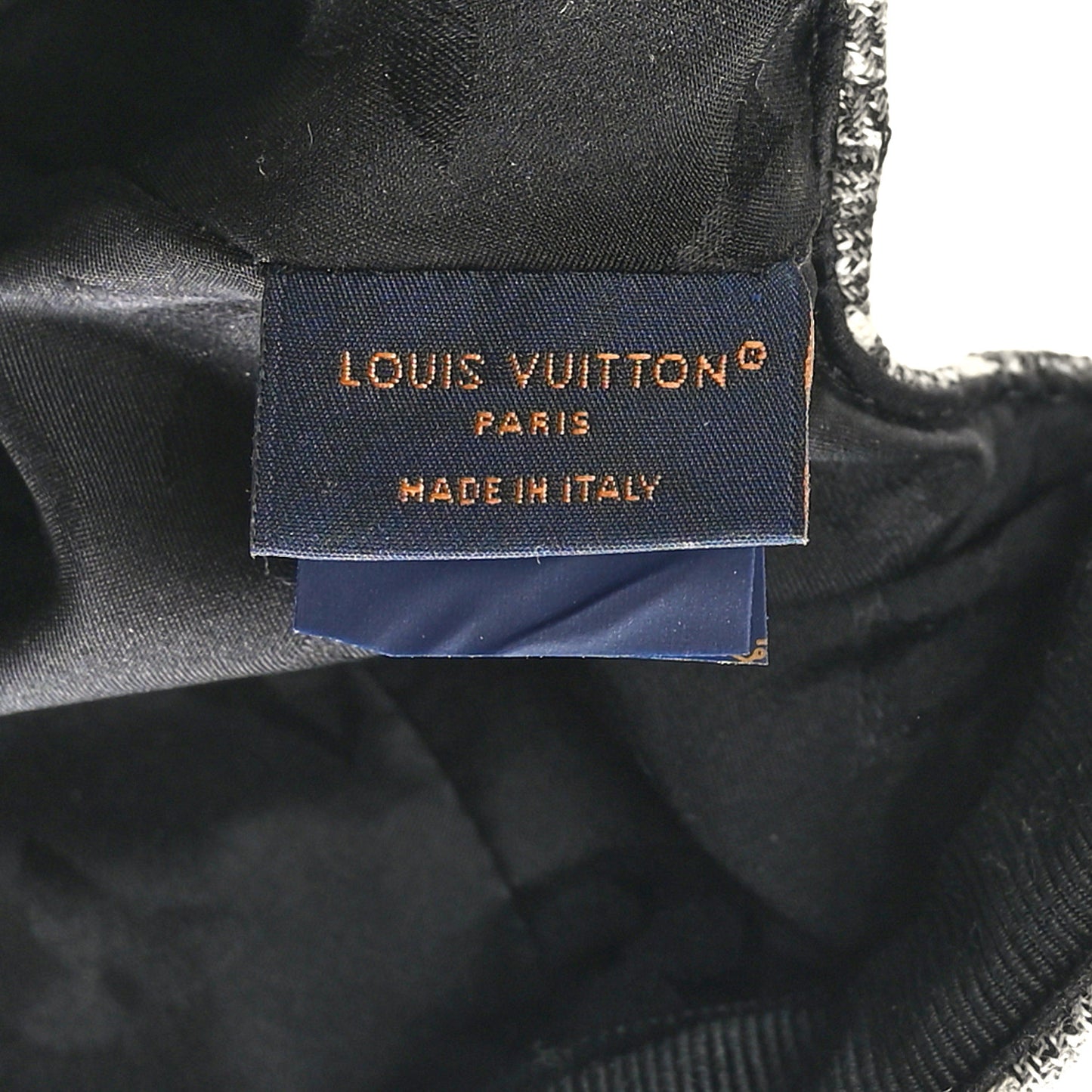 Monogram Jacquard Cap M Grey