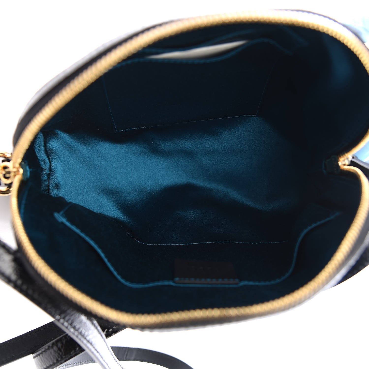 Gucci Suede Patent Web Small Ophidia Dome Shoulder Bag Nocciola Black 4 of 8