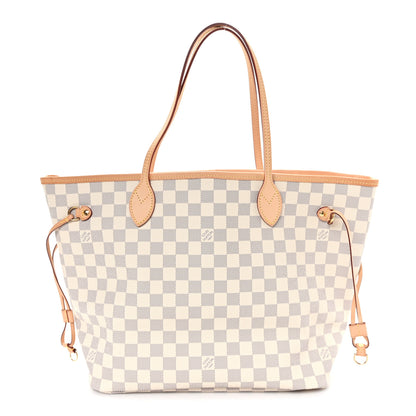 Louis Vuitton Damier Azur Neo Neverfull MM Rose Ballerine 1 of 13