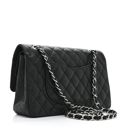 Chanel Caviar Quilted Medium Double Flap Black 3 of 10